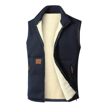 ❄️💕 Unisex Winter Plush-Lined Warm Vest